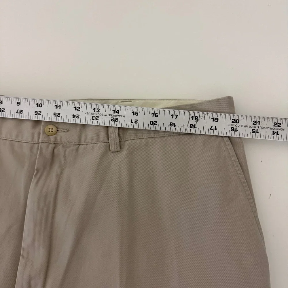 Polo Ralph Lauren Mens Prospect Pant Khaki Tan Chino Trousers 40x30 Cotton Twill